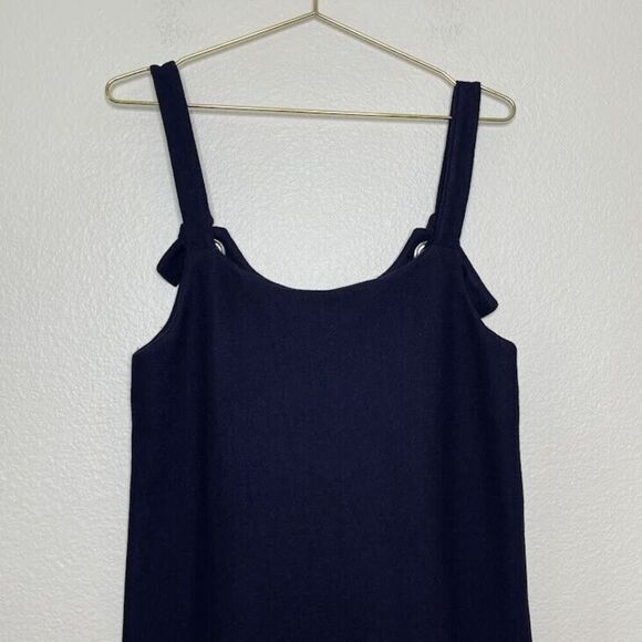 Etam Dress Medium Mini Blue School Girl Sleeveless Shift Uniform Preppy EU 38 - Picture 8 of 10